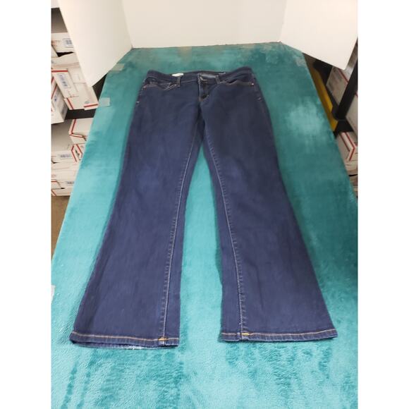 Gap Jeans Size 29 Short Womens Blue Stretch Pants Denim Mid Rise Sexy Bootcut - Picture 1 of 15